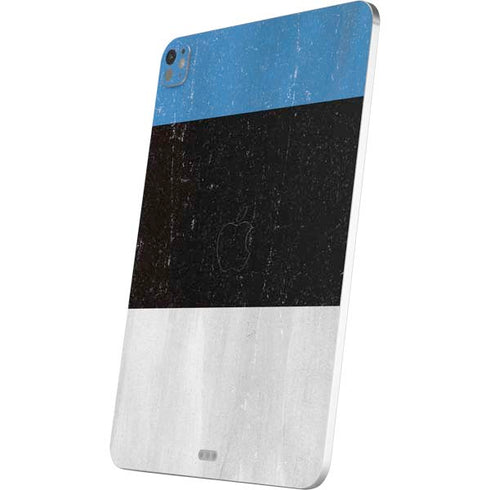 Estonia Flag Distressed iPad Pro 13in M4 (2024) Skin